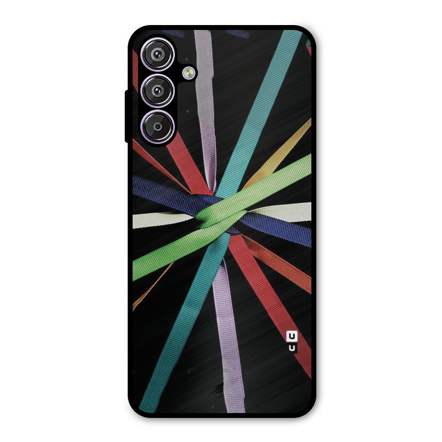 Ribbon Design Metal Back Case for Galaxy F15