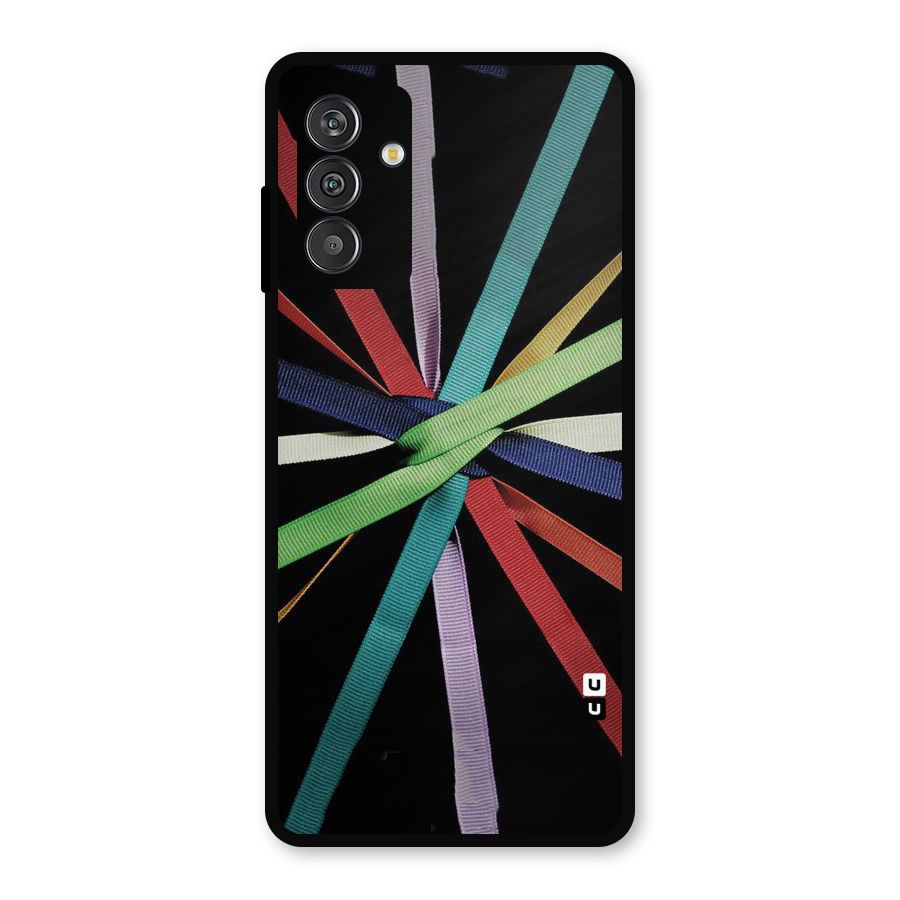 Ribbon Design Metal Back Case for Galaxy M14 5G