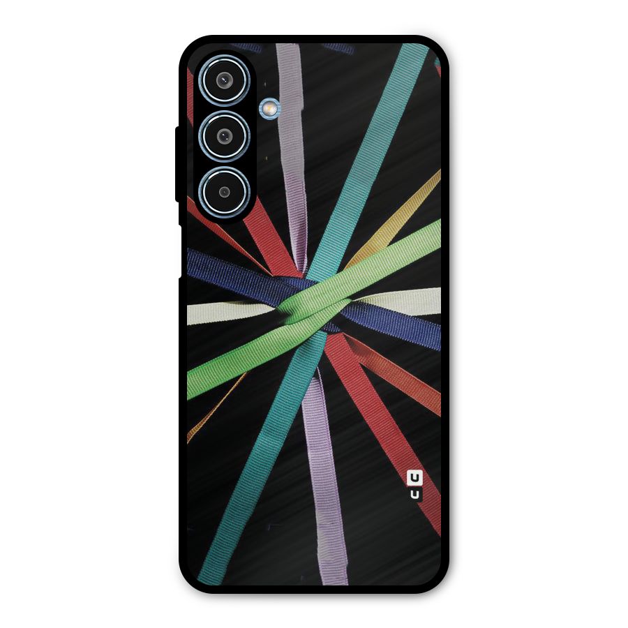 Ribbon Design Metal Back Case for Galaxy M35