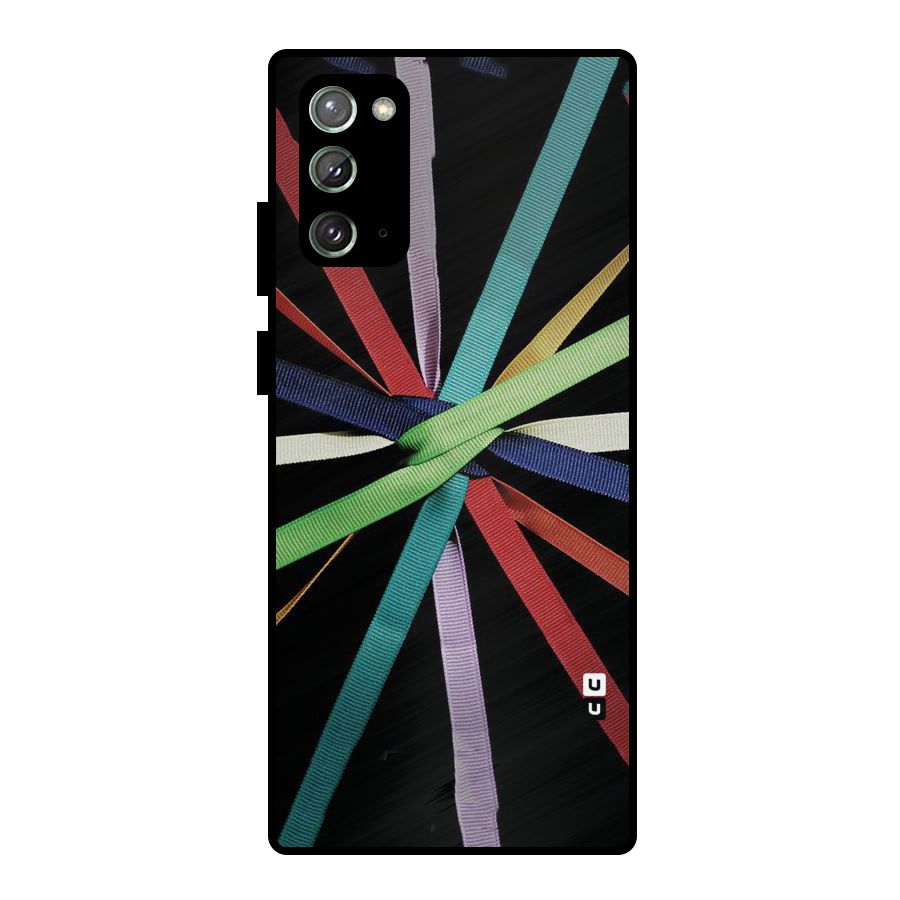 Ribbon Design Metal Back Case for Galaxy Note 20