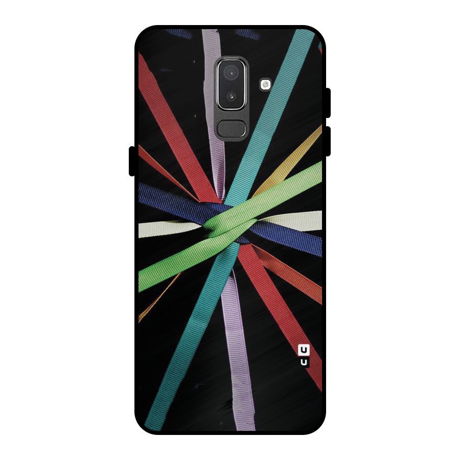 Ribbon Design Metal Back Case for Galaxy On8 (2018)