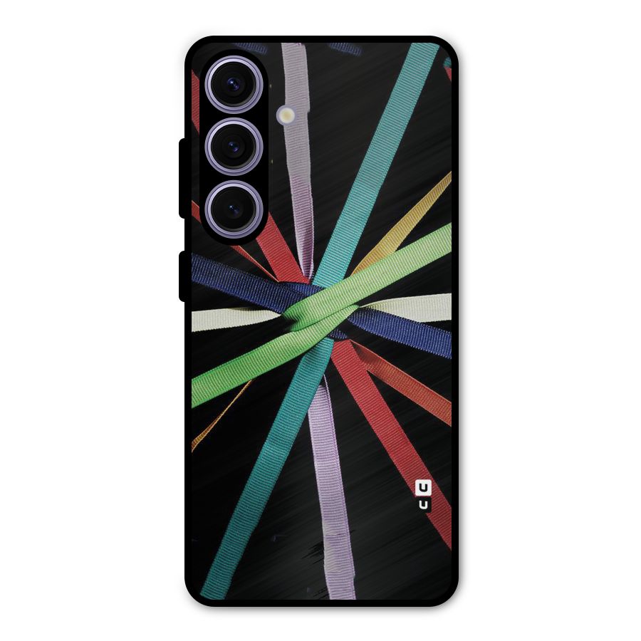 Ribbon Design Metal Back Case for Galaxy S24