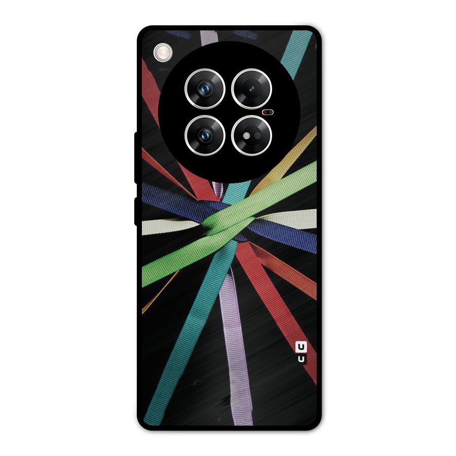 Ribbon Design Metal Back Case for Infinix Zero 40 5G