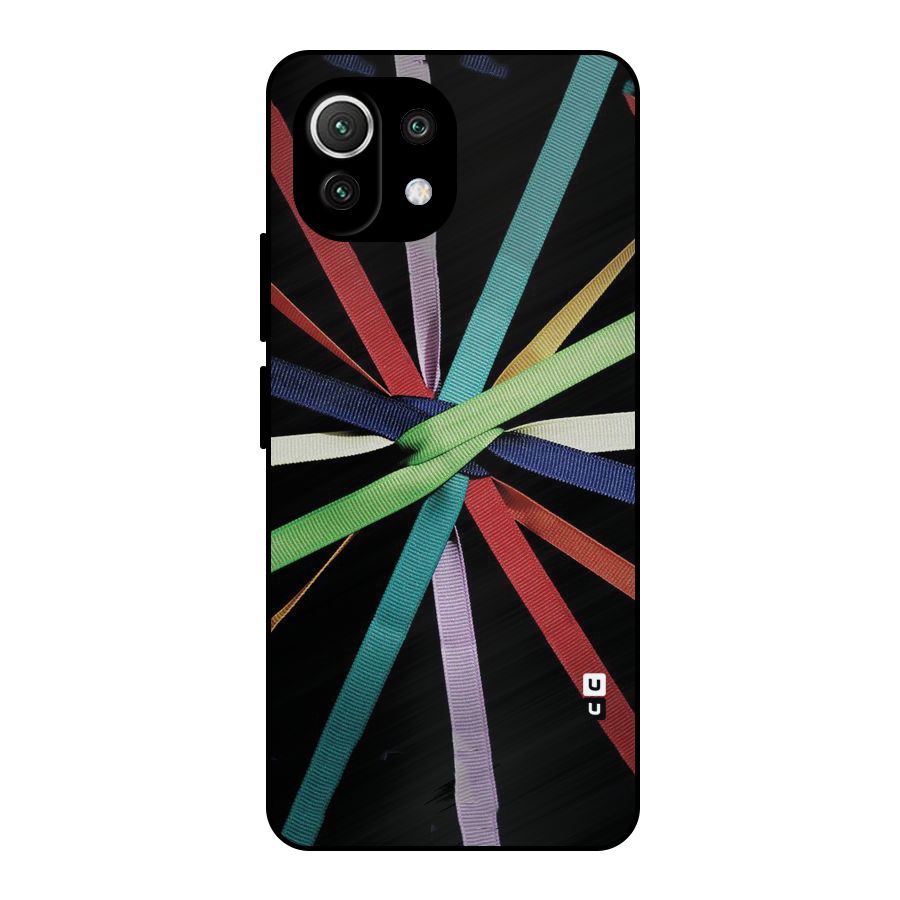 Ribbon Design Metal Back Case for Mi 11 Lite