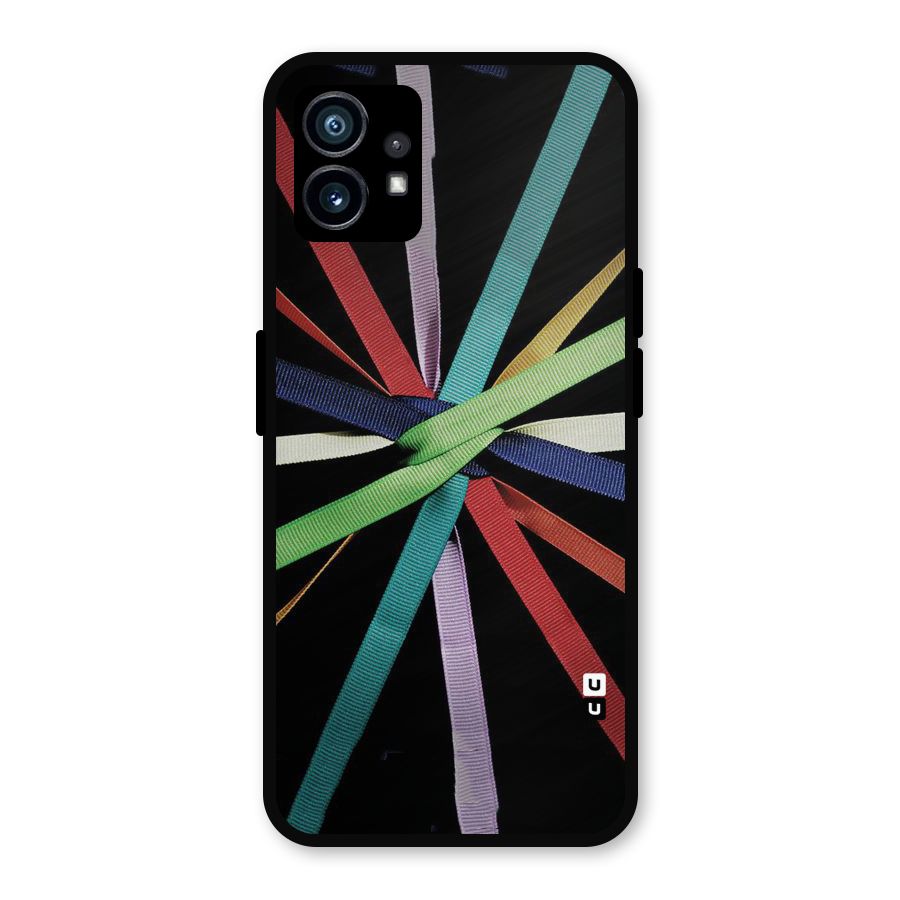 Ribbon Design Metal Back Case for Nothing Phone 1