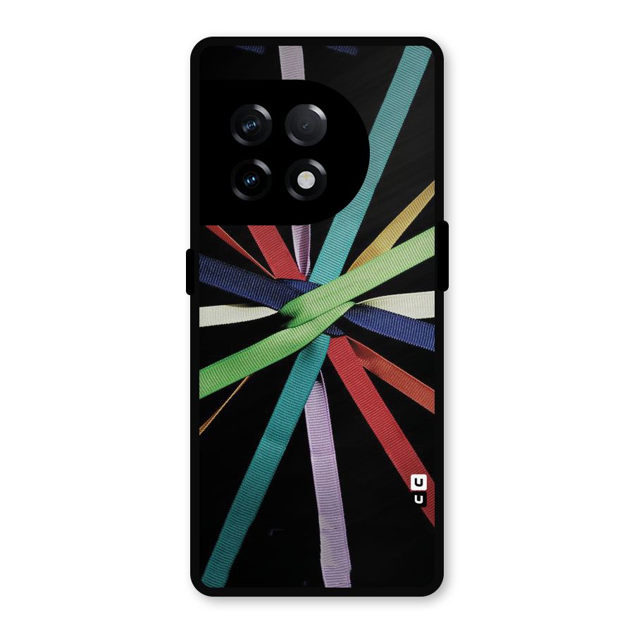 Ribbon Design Metal Back Case for OnePlus 11R