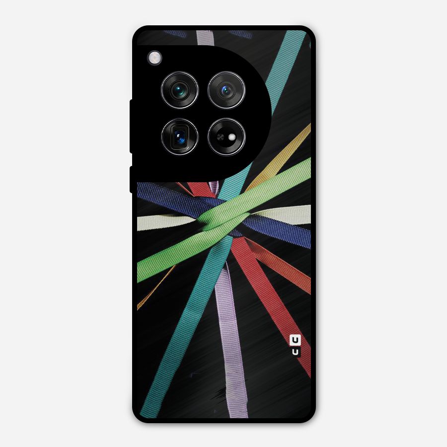 Ribbon Design Metal Back Case for OnePlus 12