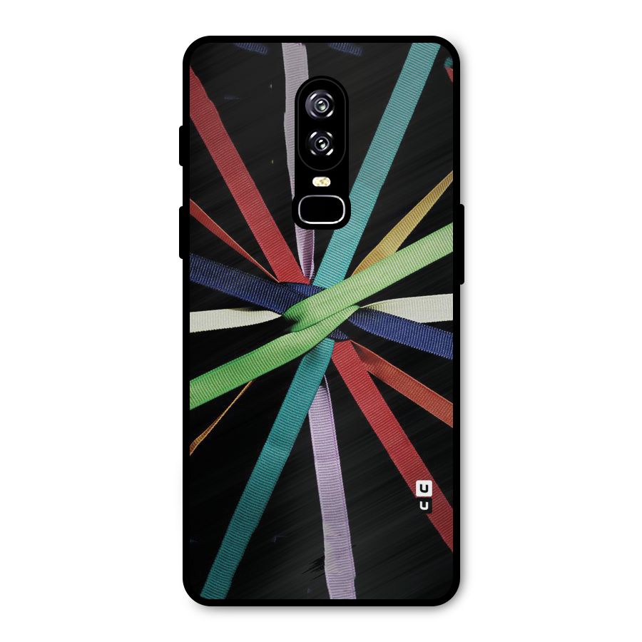 Ribbon Design Metal Back Case for OnePlus 6