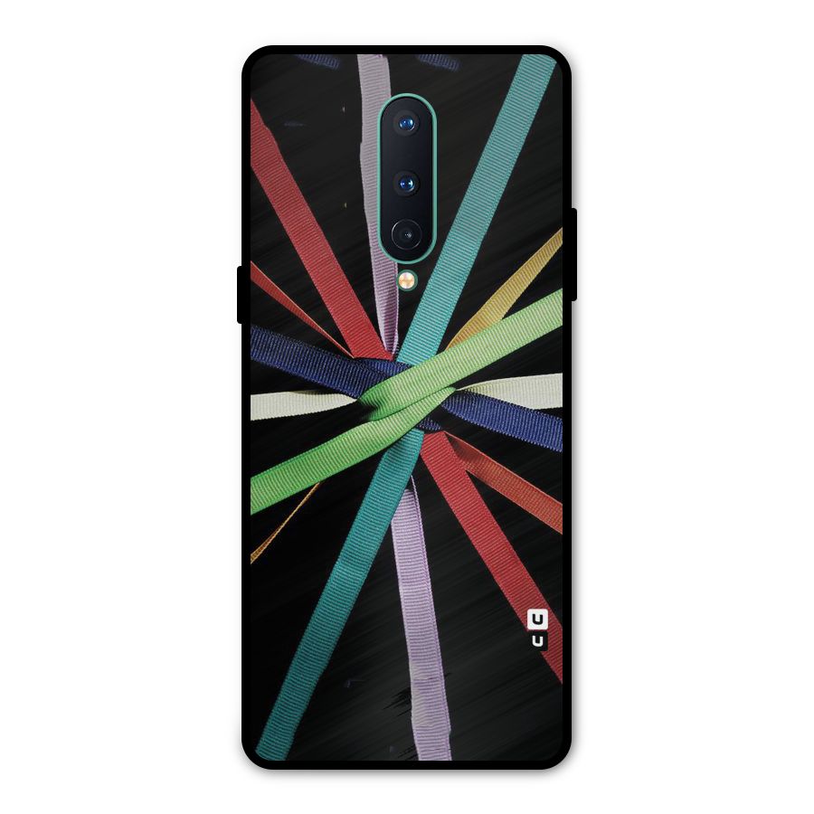 Ribbon Design Metal Back Case for OnePlus 8