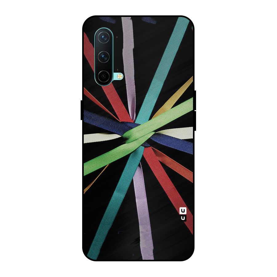 Ribbon Design Metal Back Case for OnePlus Nord CE 5G