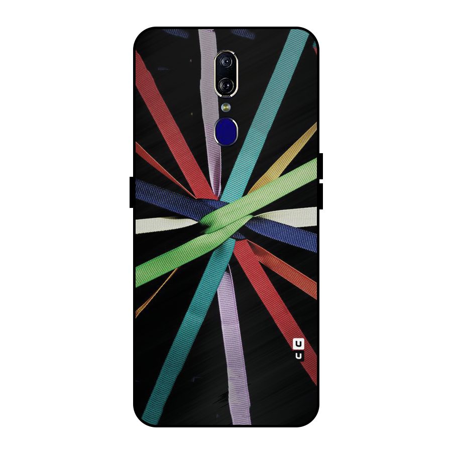 Ribbon Design Metal Back Case for Oppo F11
