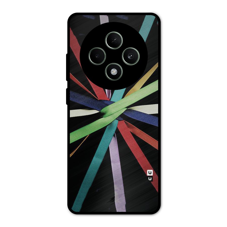 Ribbon Design Metal Back Case for Oppo F27
