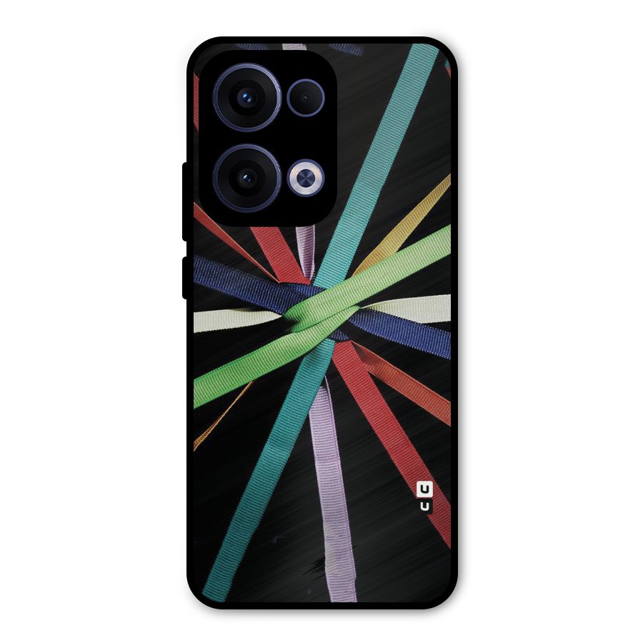 Ribbon Design Metal Back Case for Oppo Reno13