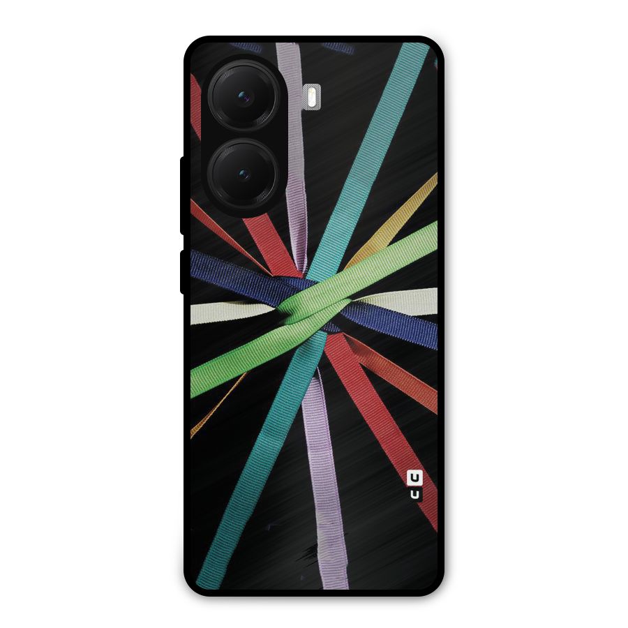 Ribbon Design Metal Back Case for Poco X7 Pro