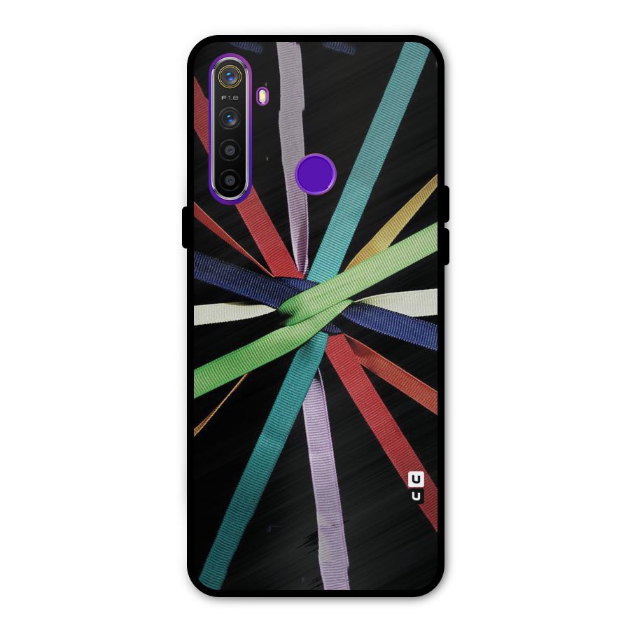 Ribbon Design Metal Back Case for Realme 5i