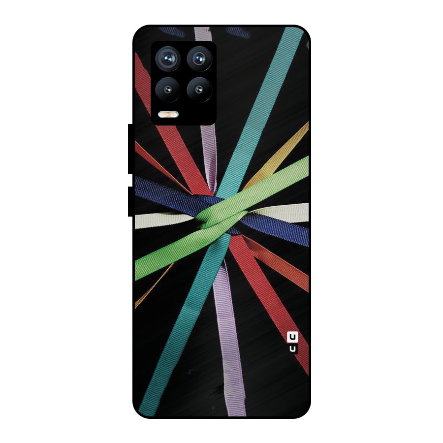 Ribbon Design Metal Back Case for Realme 8 Pro