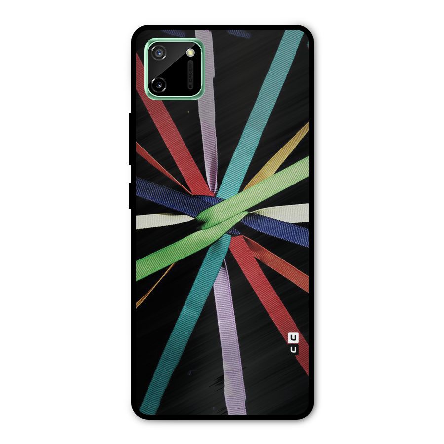 Ribbon Design Metal Back Case for Realme C11