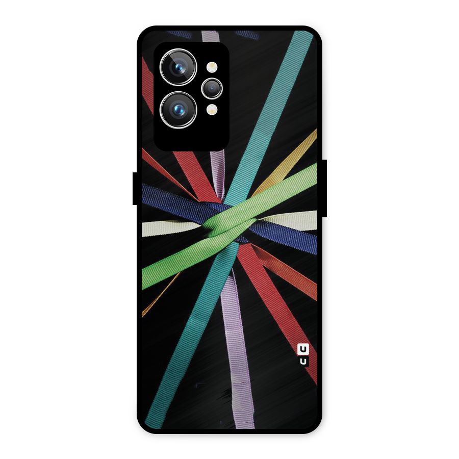 Ribbon Design Metal Back Case for Realme GT2 Pro