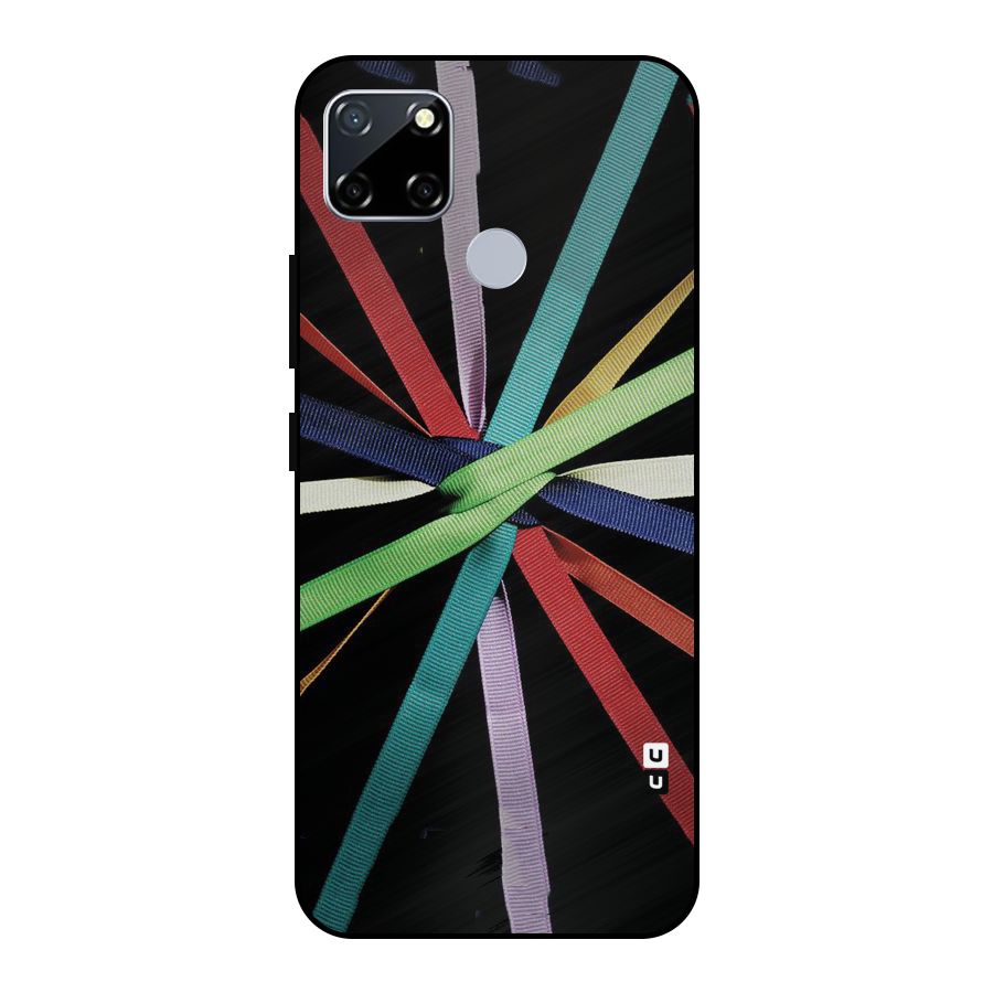 Ribbon Design Metal Back Case for Realme Narzo 20