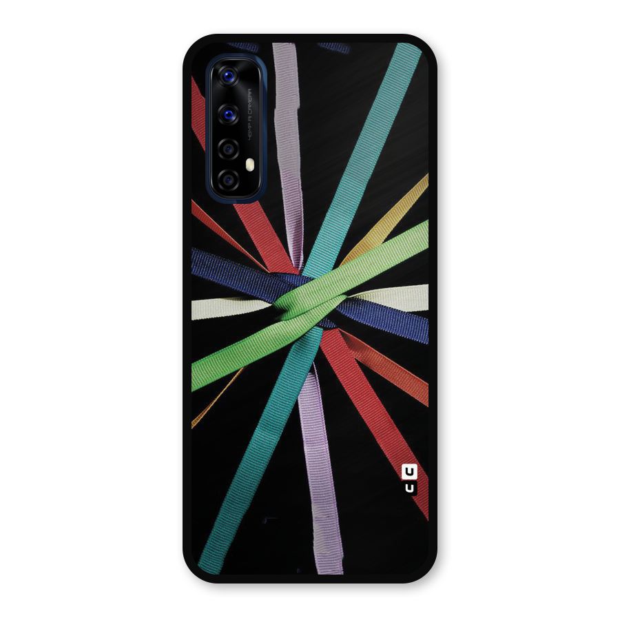 Ribbon Design Metal Back Case for Realme Narzo 20 Pro