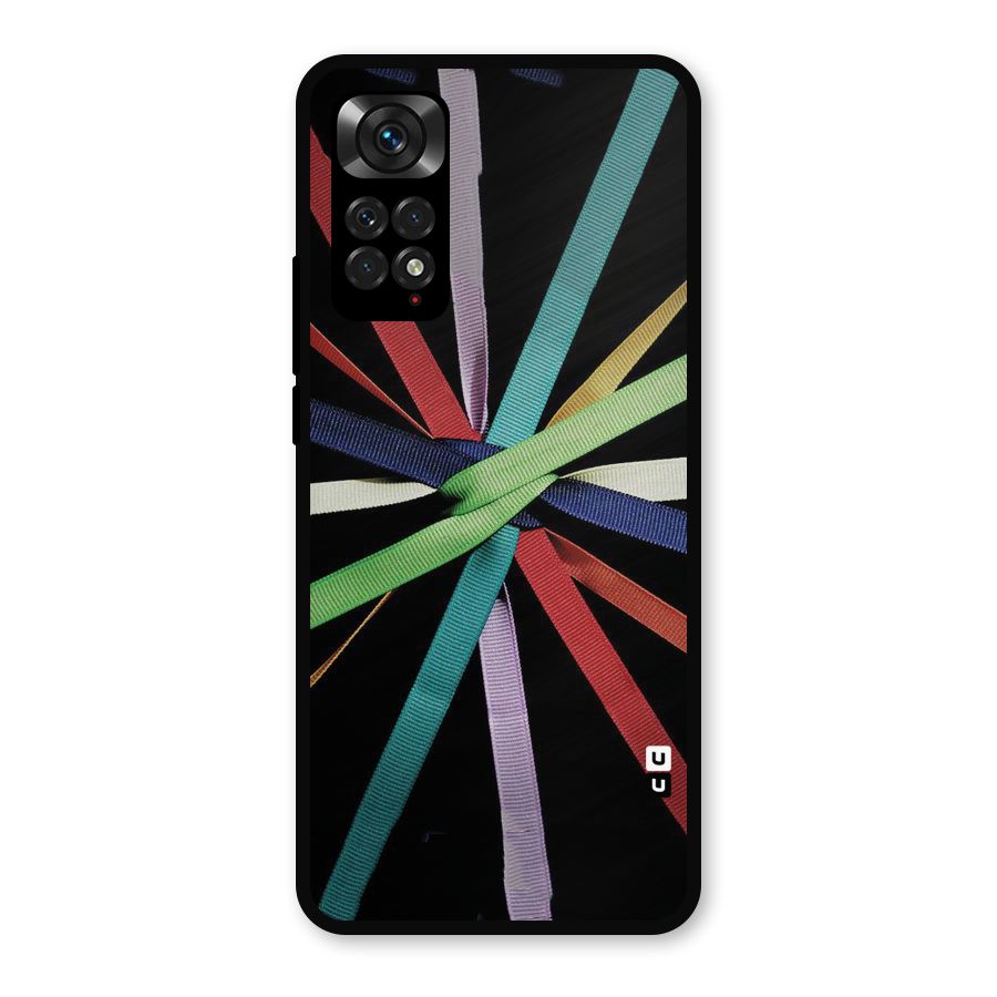 Ribbon Design Metal Back Case for Redmi Note 11s