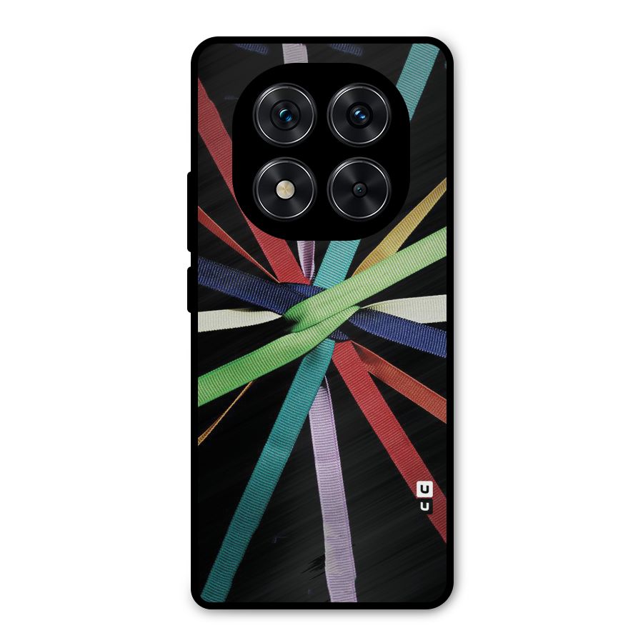 Ribbon Design Metal Back Case for Redmi Note 14 Pro 5G