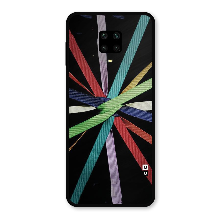 Ribbon Design Metal Back Case for Redmi Note 9 Pro Max