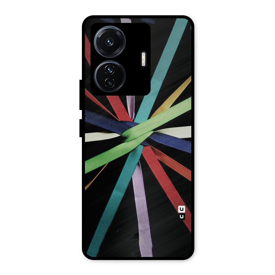 Ribbon Design Metal Back Case for Vivo T1 Pro
