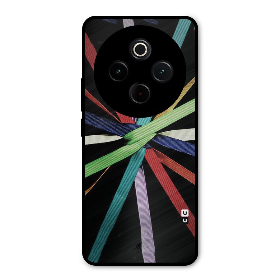 Ribbon Design Metal Back Case for Vivo T4