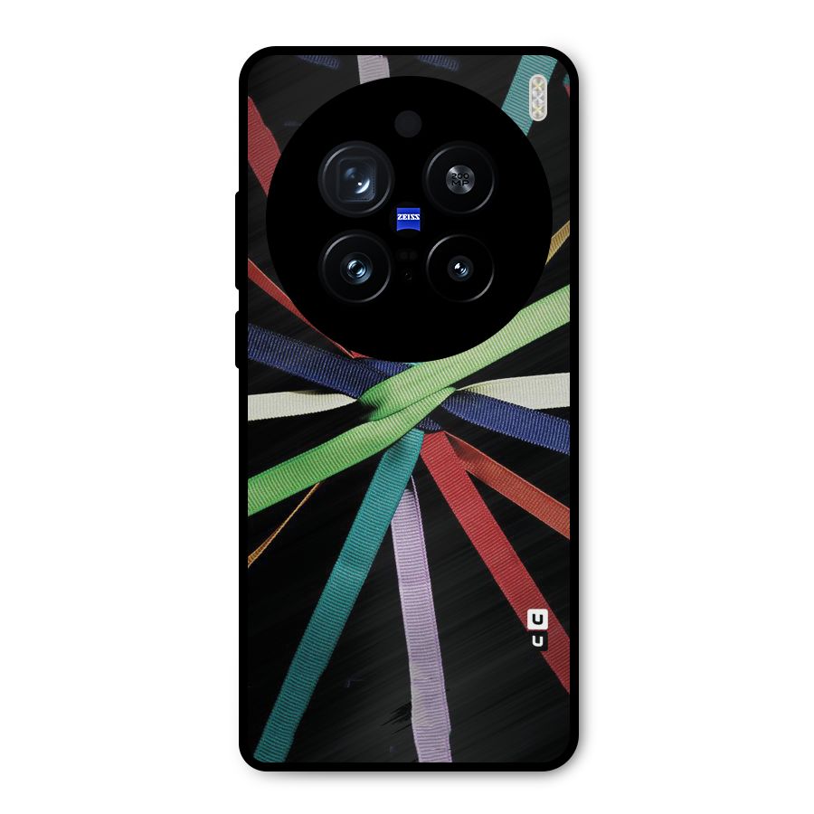 Ribbon Design Metal Back Case for Vivo X200 Pro
