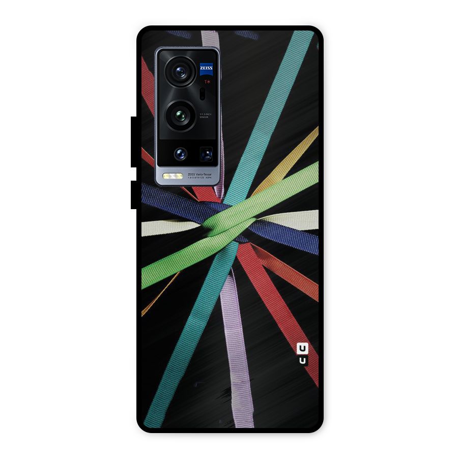 Ribbon Design Metal Back Case for Vivo X60 Pro Plus