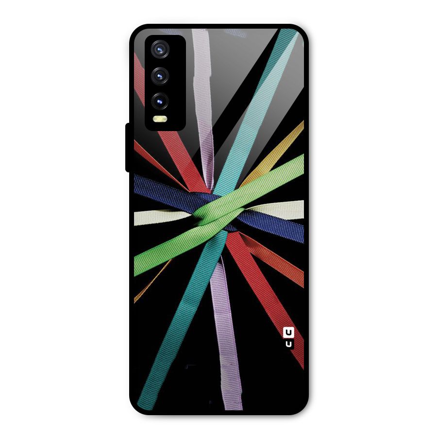 Ribbon Design Metal Back Case for Vivo Y20t