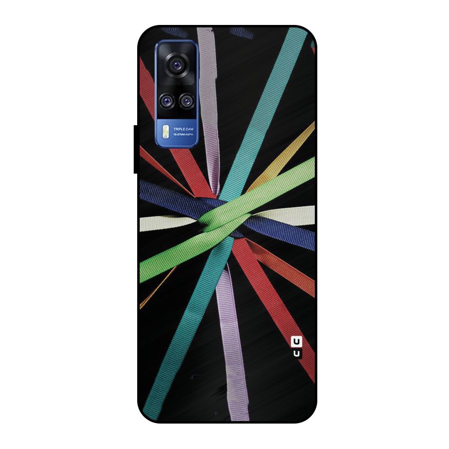 Ribbon Design Metal Back Case for Vivo Y51