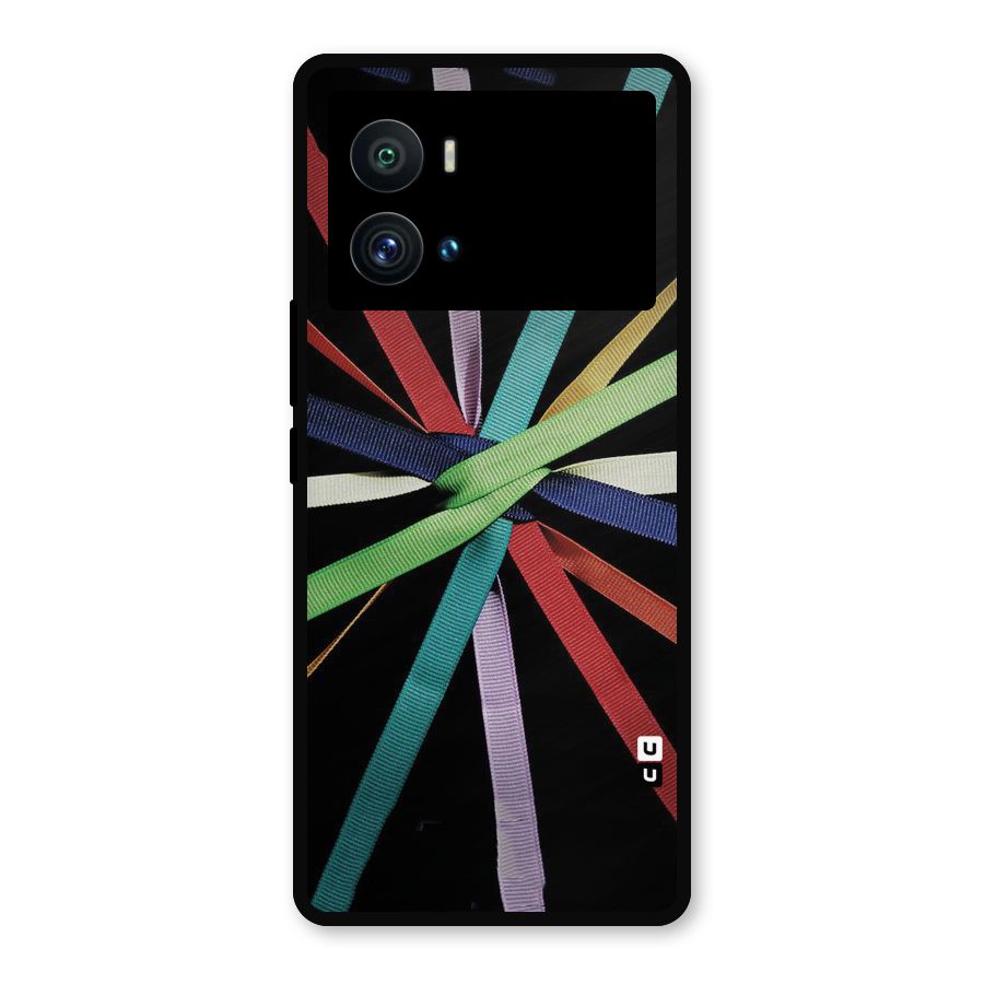 Ribbon Design Metal Back Case for iQOO 9 Pro
