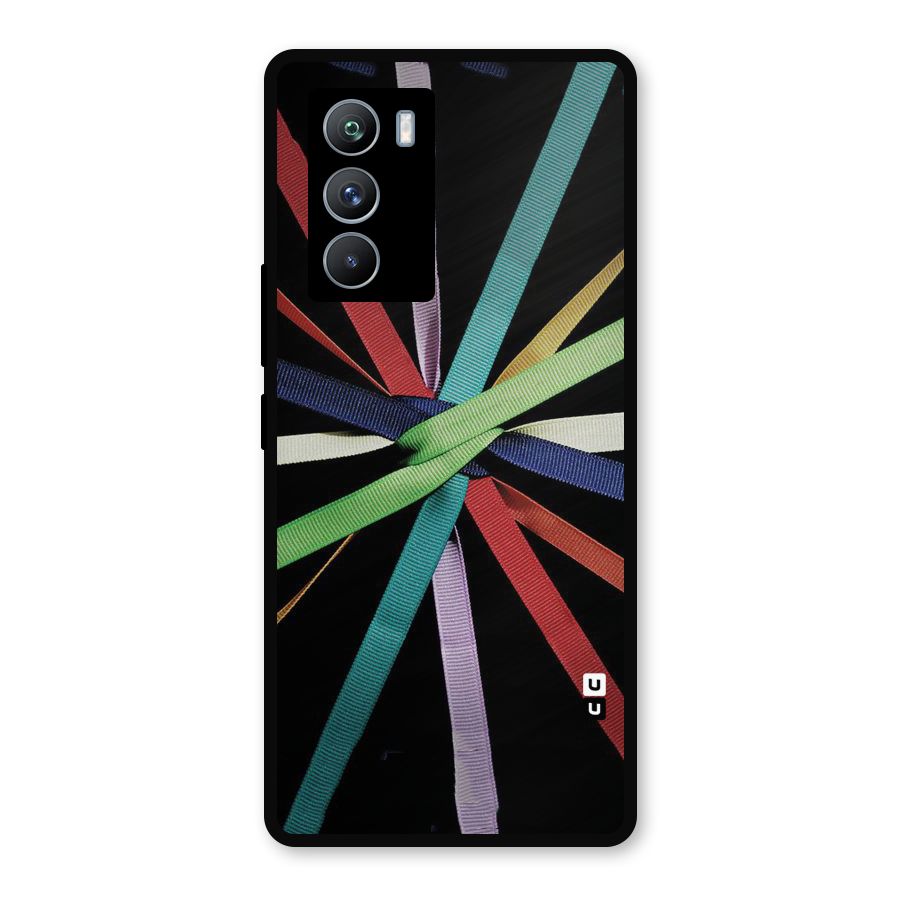 Ribbon Design Metal Back Case for iQOO 9 SE