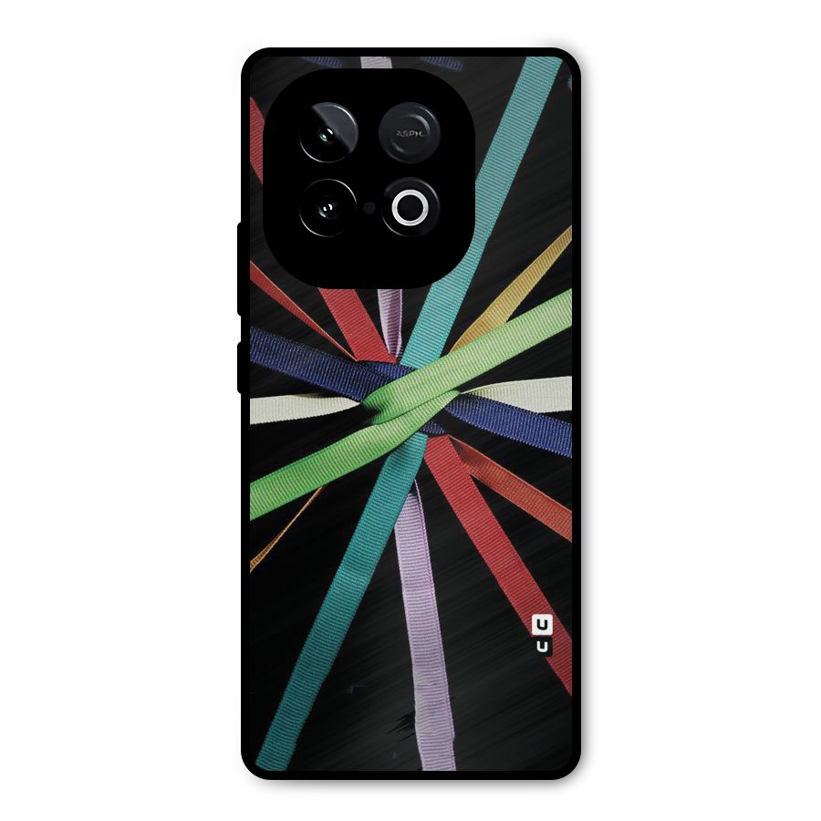 Ribbon Design Metal Back Case for iQOO Neo 10