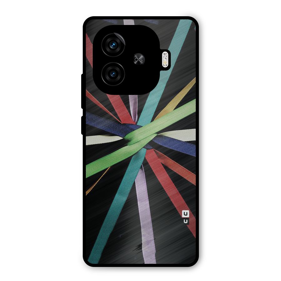 Ribbon Design Metal Back Case for iQOO Neo 10R
