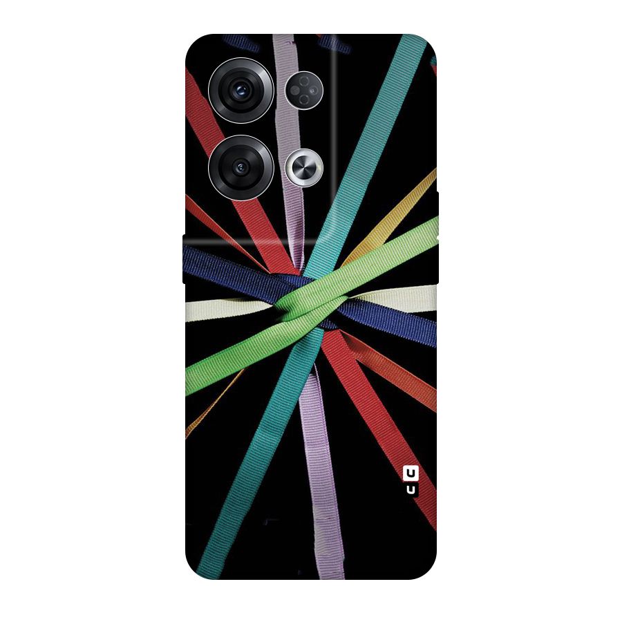 Ribbon Design Original Polycarbonate Back Case for Oppo Reno8 Pro 5G