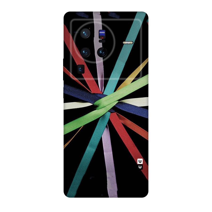 Ribbon Design Original Polycarbonate Back Case for Vivo X80