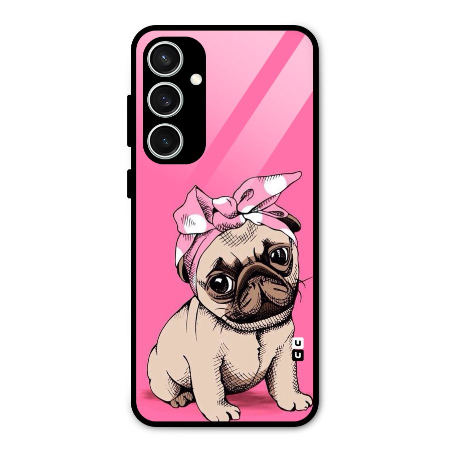 Ribbon Doggo Glass Back Case for Galaxy S23 FE