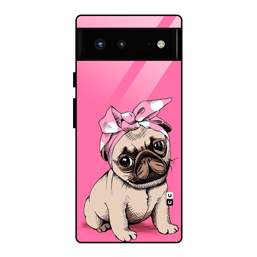 Ribbon Doggo Glass Back Case for Google Pixel 6