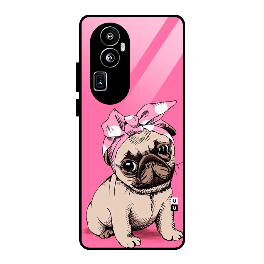 Ribbon Doggo Glass Back Case for Oppo Reno10 Pro Plus