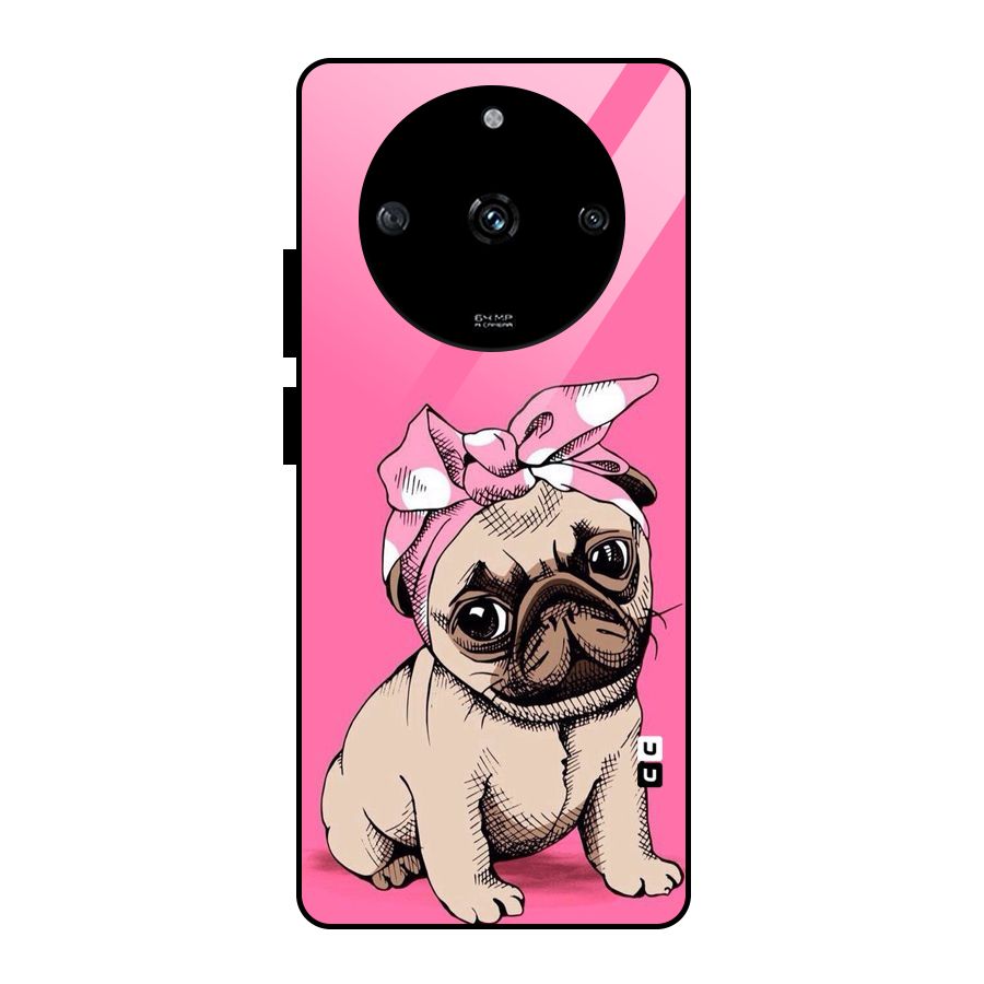 Ribbon Doggo Glass Back Case for Realme Narzo 60 5G