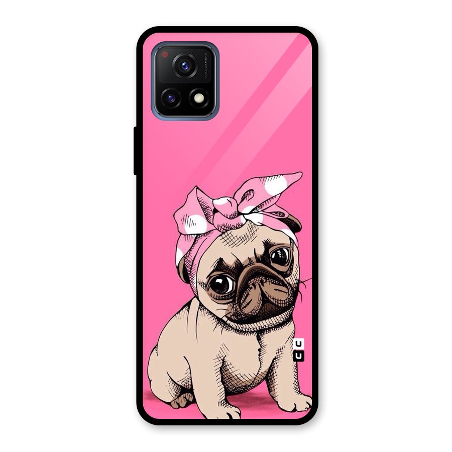 Ribbon Doggo Glass Back Case for Vivo Y72 5G