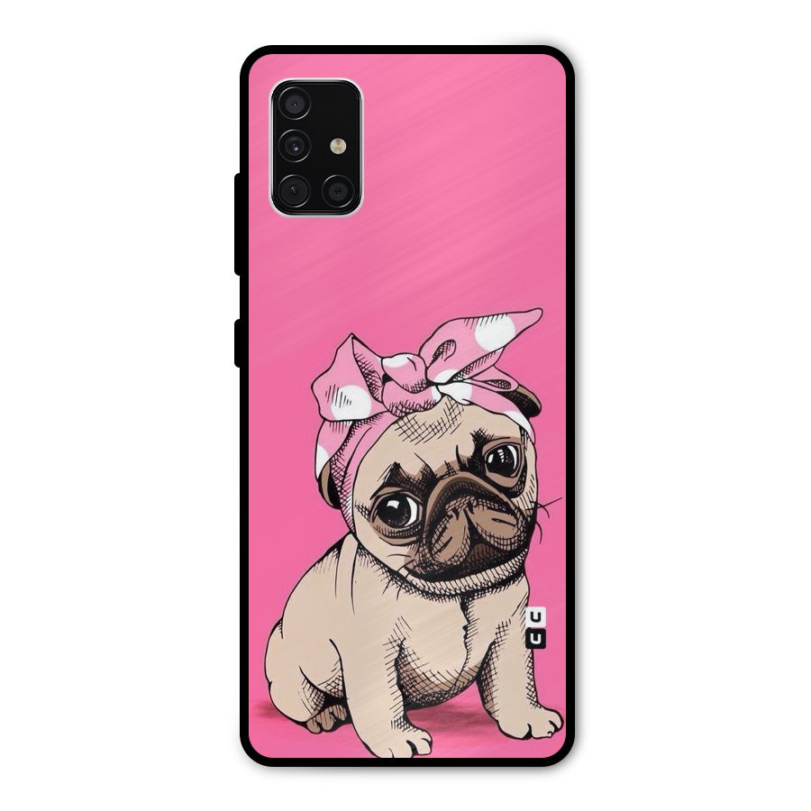 Ribbon Doggo Metal Back Case for Galaxy A51