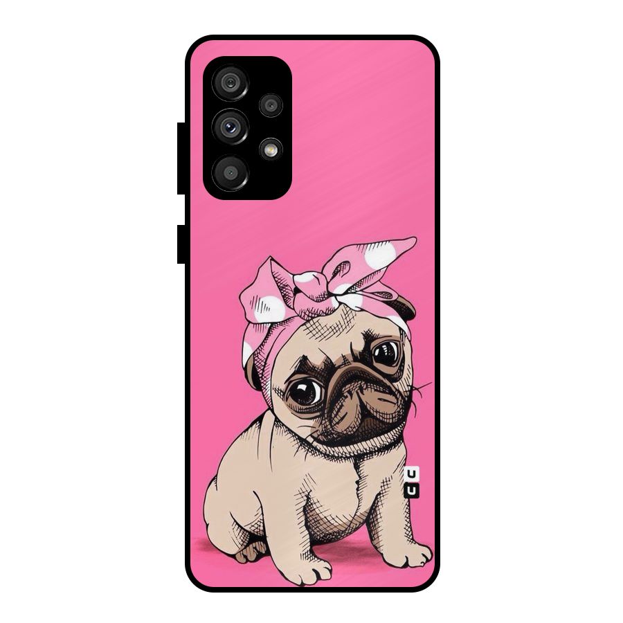 Ribbon Doggo Metal Back Case for Galaxy A73 5G