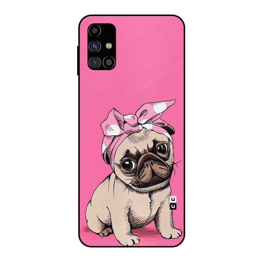 Ribbon Doggo Metal Back Case for Galaxy M31s