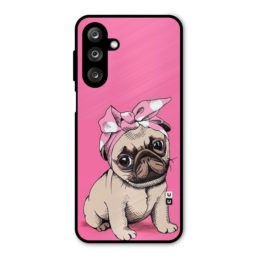 Ribbon Doggo Metal Back Case for Galaxy M36