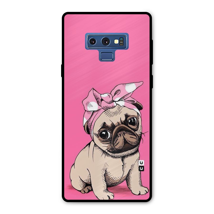 Ribbon Doggo Metal Back Case for Galaxy Note 9