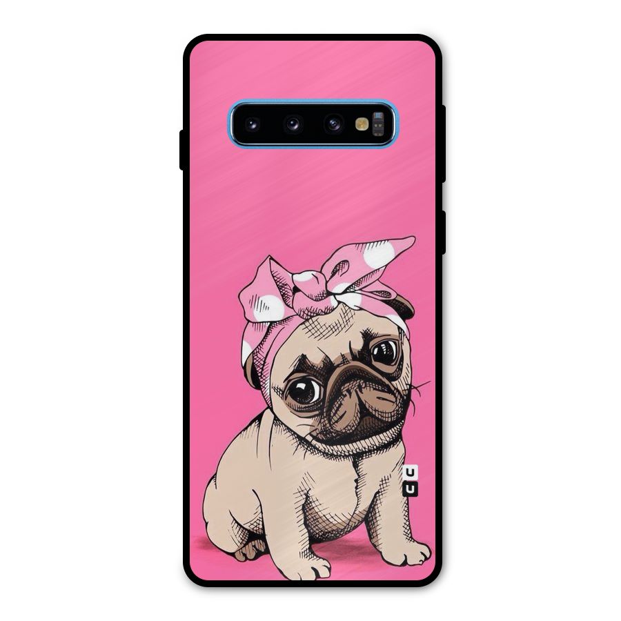 Ribbon Doggo Metal Back Case for Galaxy S10